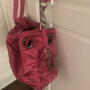 Pink DIOR Quilted Women's Bag